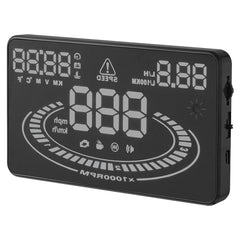 E300 5.5 inch Car OBDII / EUOBD HUD Vehicle-mounted Head Up Display Security System, Support Speed & Fuel Consumption, Overspeed Alarm,  Fuel Consumption, Water Temperature, etc.