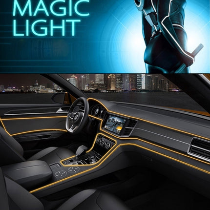 Waterproof Flat Flexible Car Strip Light with Driver for Car Decoration, Length: 5m