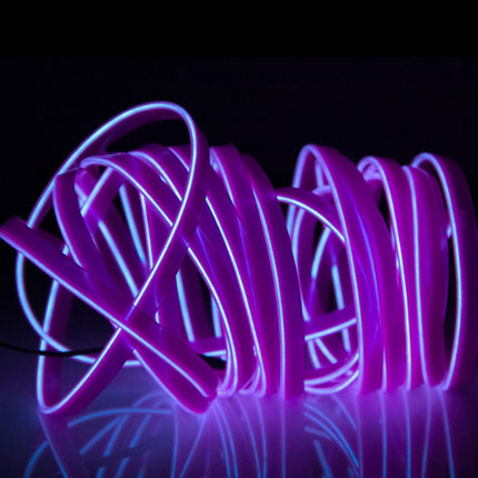 Waterproof Flat Flexible Car Strip Light with Driver for Car Decoration, Length: 5m, 5M