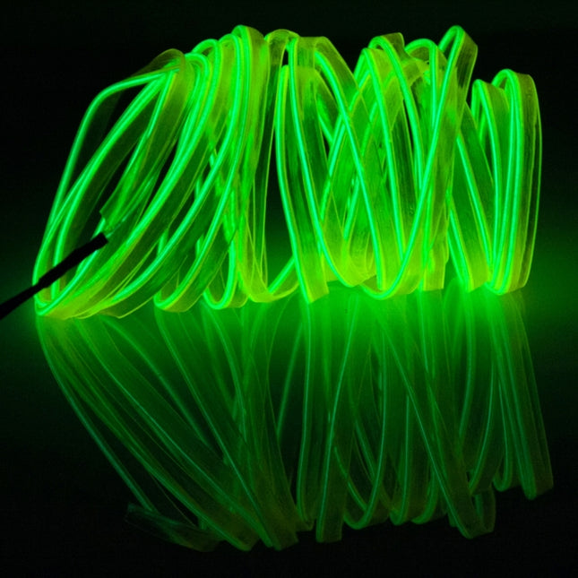 Waterproof Flat Flexible Car Strip Light with Driver for Car Decoration, Length: 5m, 5M