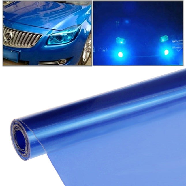 Protective Decoration Flash Point Car Light Membrane /Lamp Sticker, Size: 195cm x 30cm, Dark Blue, Grey Black, Dark Black, Baby Blue, Fluorescent Green, Pink, Crystal Green, Matte Black
