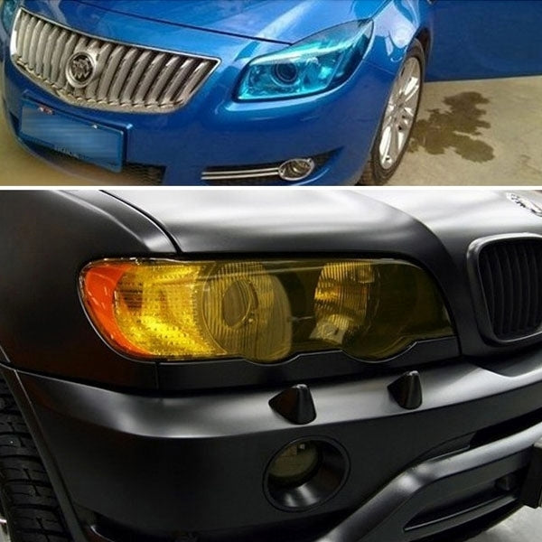 Protective Decoration Flash Point Car Light Membrane /Lamp Sticker, Size: 195cm x 30cm