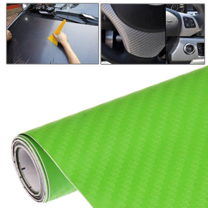 Car Decorative 3D Carbon Fiber PVC Sticker, Size: 127cm x 50cm