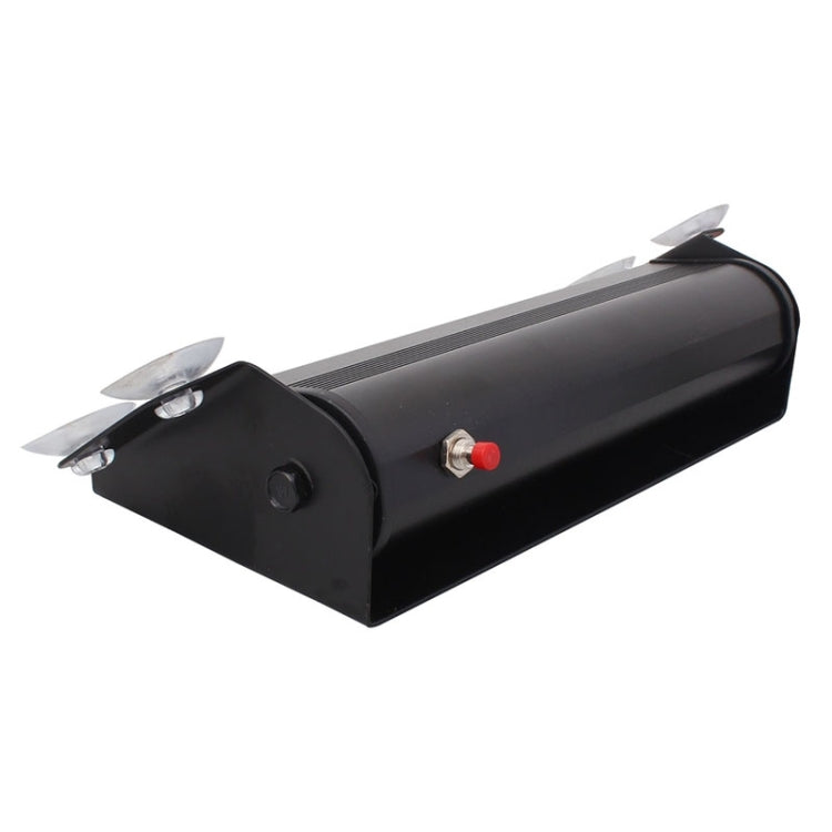 8W 800LM 8-LED 3-Modes Adjustable Angle Car Strobe Flash Dash Emergency Light Warning Lamp with Suckers, DC 12V