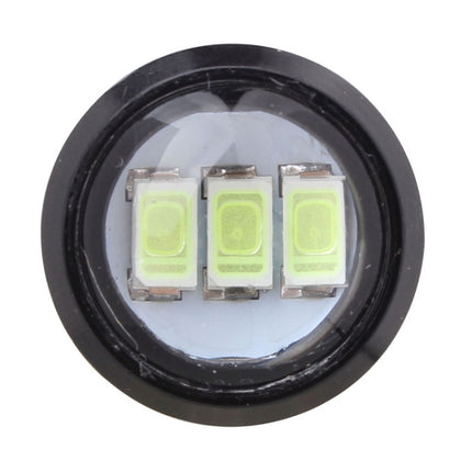 2 PCS 22.5mm 1.5W 150LM Ice Blue Light 3 LED SMD 5630 Spotlight Eagle Eye Light Daytime Running Light for Vehicles, S-CMS-3700B, S-CMS-3700F, S-CMS-3700G, S-CMS-3700L, S-CMS-3700R, S-CMS-3700W, S-CMS-3700Y