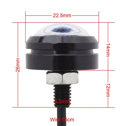 2 PCS 22.5mm 1.5W 150LM Ice Blue Light 3 LED SMD 5630 Spotlight Eagle Eye Light Daytime Running Light for Vehicles, S-CMS-3700B, S-CMS-3700F, S-CMS-3700G, S-CMS-3700L, S-CMS-3700R, S-CMS-3700W, S-CMS-3700Y