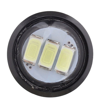 2 PCS 22.5mm 1.5W 150LM Ice Blue Light 3 LED SMD 5630 Spotlight Eagle Eye Light Daytime Running Light for Vehicles