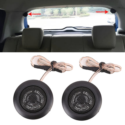 2 PCS 500W High Efficiency Mini Dome Tweeter Speakers for Car Audio System