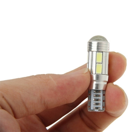 T10 4W White 200LM 10 LED SMD 5730 Backup Reverse Light Turn Signal Bulb for Vehicles, DC 12V