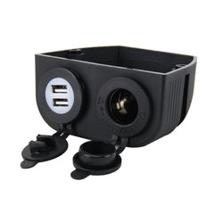 5V 2.1A Dual-USB Ports w/20A Car Cigarette Lighter Socket Car Charger