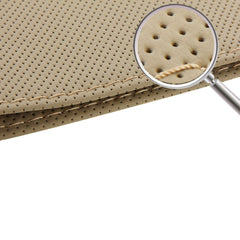 PU Leather Steering Wheel Cover With Needle and Thread, Size: 54x10.5cm