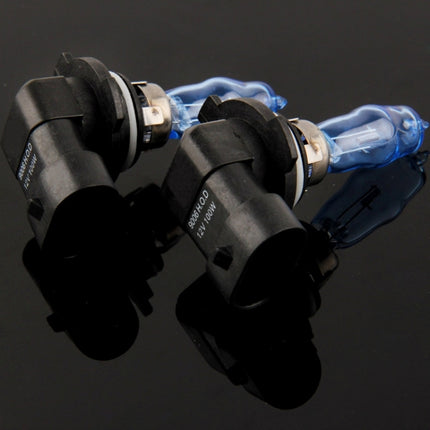 Halogen Bulb, Super White Car Headlight Bulb, 12 V / 100W, 6000K 2400 LM  (Pair)