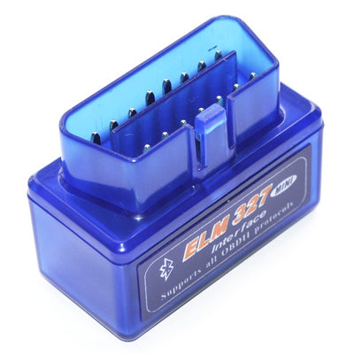Super Mini ELM327 Bluetooth OBDII V2.1 Car Diagnostic Interface Tool, Support OBDII-ISO 9141-2, ISO 14230-4(KWP2000), CAN ISO-15765-4, ELM327