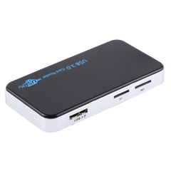 USB 3.0 Card Reader, Super Speed 5Gbps, Support CF / SD / TF / M2 / XD / MS Card, Plastic Shell