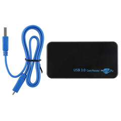 USB 3.0 Card Reader, Super Speed 5Gbps, Support CF / SD / TF / M2 / XD / MS Card, Plastic Shell