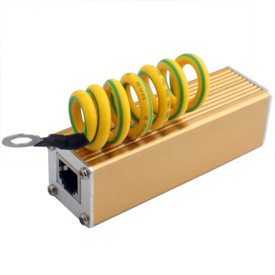 Dispositivo de señal de audio sensible para teléfono de telecomunicaciones, protector contra sobretensiones, protector contra sobretensiones