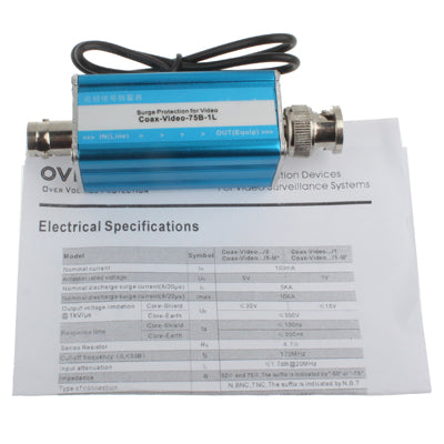 Male to Female BNC Interface Video CCTV Surge Arrester, CCTV Surge Arrester