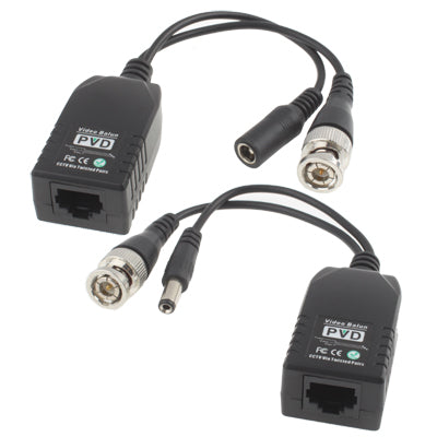 1-CH Passive Power & Video Balun Connector, 1-CH