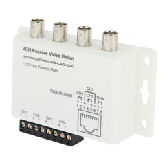 4 CH Passive UTP Video Balun / CCTV Via Twisted Pairs, UTP Video Balun