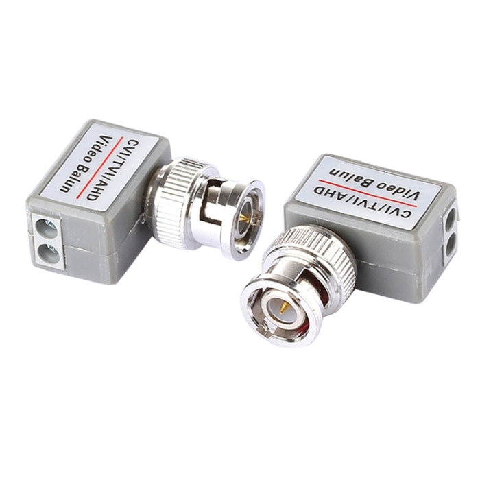 2 PCS 202C-HD CVI/TVI/AHD 1CH Passive Video Balun Coaxial Adapter, 202C-HD