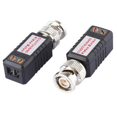 2 PCS HD 202E Enhanced Version Coaxial CVI/TVI/AHD 1CH Passive Transceiver Video Balun, 202E