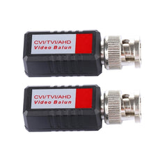 2 PCS HD 202E Enhanced Version Coaxial CVI/TVI/AHD 1CH Passive Transceiver Video Balun, 202E