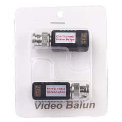 2 PCS HD 202E Enhanced Version Coaxial CVI/TVI/AHD 1CH Passive Transceiver Video Balun, 202E