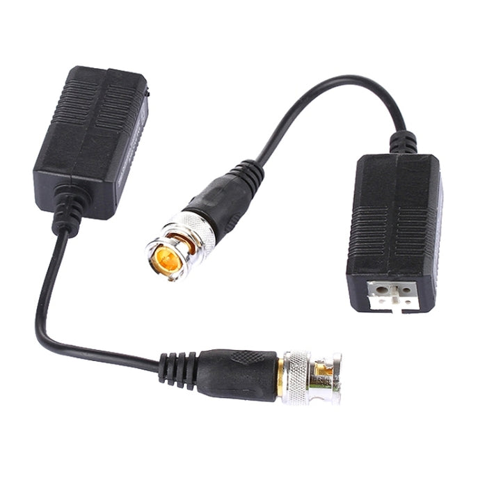 2 PCS HD 205C Coaxial CVI/TVI/AHD 1CH Passive Transceiver Video Balun, 205C