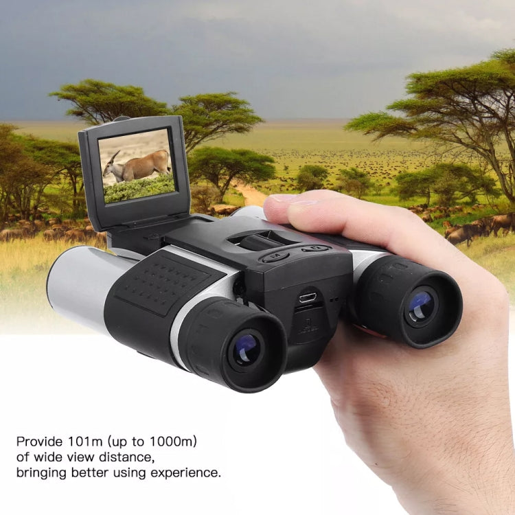 DB618B 10X25 Zoom 10mm Objective Lens HD 1280x960P 1.5 inch LCD Screen Binocular Telescope Digital Camera, DB618B 10X25