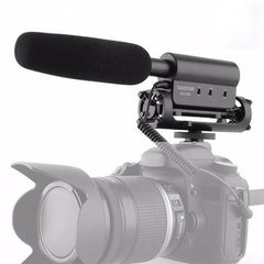 SGC-598 Condenser Recording Microphones Professional Photography Interview Dedicated Microphones for DSLR & DV Camcorder