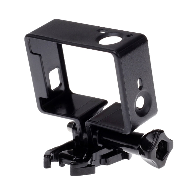 Carcasa de montaje con marco protector estándar con hardware de montaje variado para GoPro Hero4 / 3+ / 3, con montaje variado