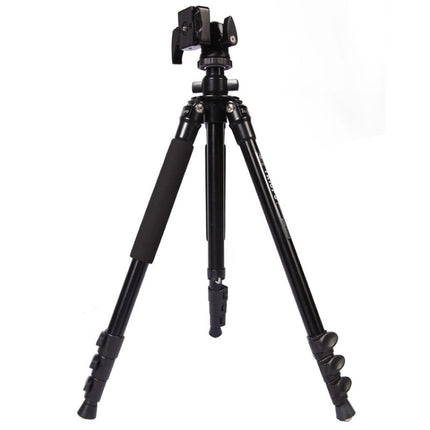 Triopo C-158+KJ-1 Adjustable Portable Aluminum Alloy Tripod, C-158+KJ-1 (Black)