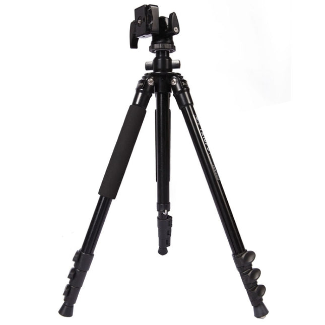 Triopo C-158+KJ-1 Adjustable Portable Aluminum Alloy Tripod, C-158+KJ-1 (Black)
