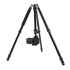 Triopo MT-2504C Adjustable Portable Aluminum Tripod with NB-1S Ball Head for Canon Nikon Sony DSLR Camera