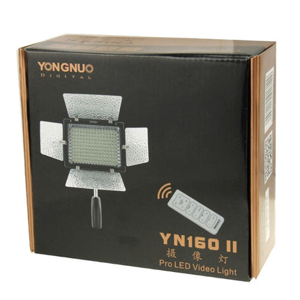 YONGNUO YN-160 II LED Video Light with Luminance Remote Control for Canon Nikon DSLR Camera, YN-160 II