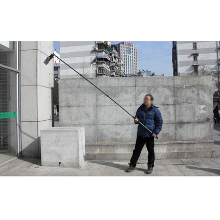 Aluminum Alloy Handheld Boom Pole Holder for SLR Camera / LED Light Microphone, Max Length: 173cm