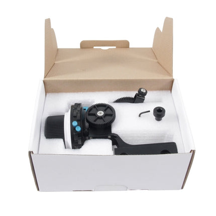 YELANGU YLG0103D F4 Limit Follow Focus with Adjustable Gear Ring Belt for Canon / Nikon / Video Cameras / DSLR Cameras, YLG0103D