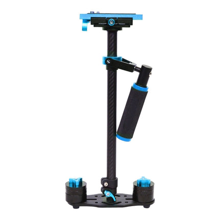 PULUZ 38.5-61cm Carbon Fiber Handheld Stabilizer for DSLR & DV Digital Video & Cameras, Capacity Range 0.5-3kg, S60T Blue