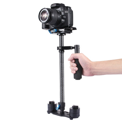 PULUZ 38.5-61cm Carbon Fiber Handheld Stabilizer for DSLR & DV Digital Video & Cameras, Capacity Range 0.5-3kg, S60T Blue