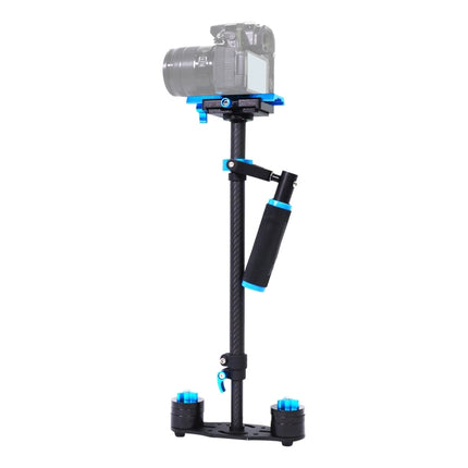 PULUZ 38.5-61cm Carbon Fiber Handheld Stabilizer for DSLR & DV Digital Video & Cameras, Capacity Range 0.5-3kg, S60T Blue