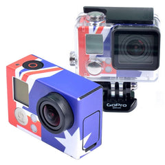 Case Sticker for GoPro HERO3+ /3, US Flag, AU Flag, UK Flag, Brazil Flag