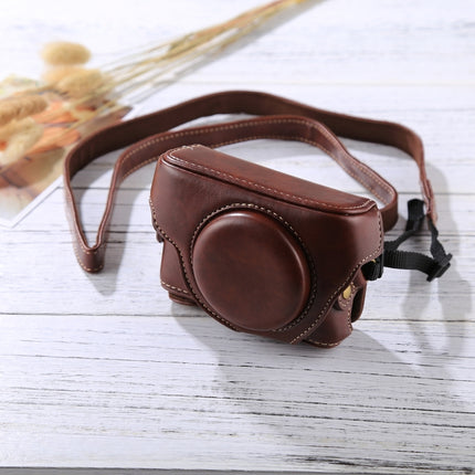 Retro Style PU Leather Camera Case Bag with Strap for Sony RX100 M3 / M4 / M5