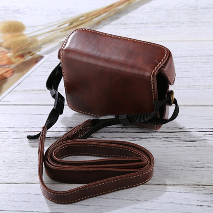 Retro Style PU Leather Camera Case Bag with Strap for Sony RX100 M3 / M4 / M5