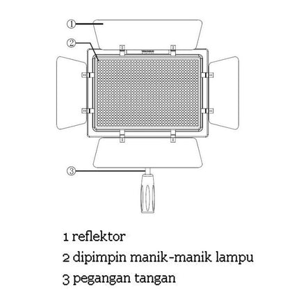 YONGNUO YN900 900pcs LED Illumination Dimming Studio 3200K-5500K Video Light, YN900