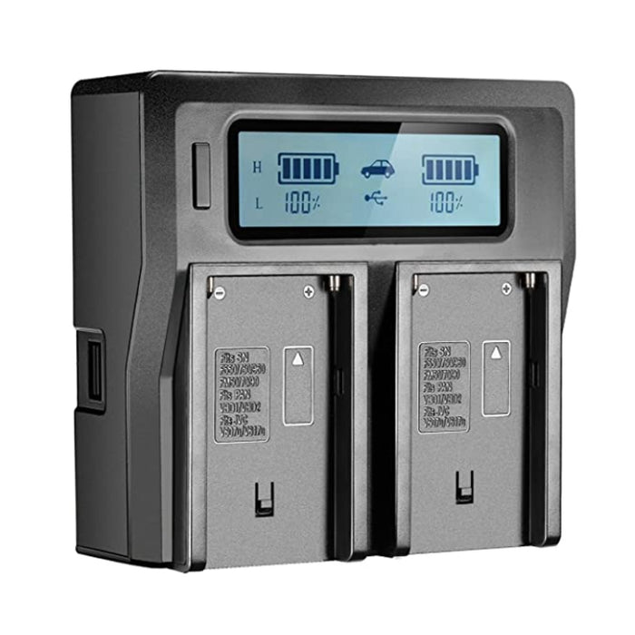 Dual LCD Battery Charger for Sony BP-U30 U60 U90