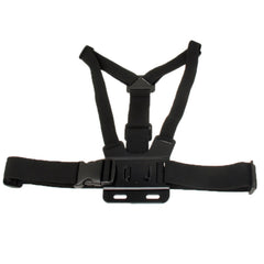 Extreme Sport Front Chest Elastic Belt Shoulder Strap Mount Holder for GoPro, Insta360, DJI and Other Action Cameras, Front Chest