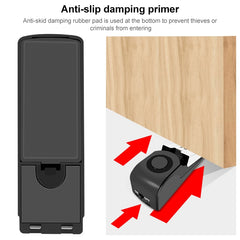 HH-MD001 Door Stop Wedge Alarm for Home and Travel