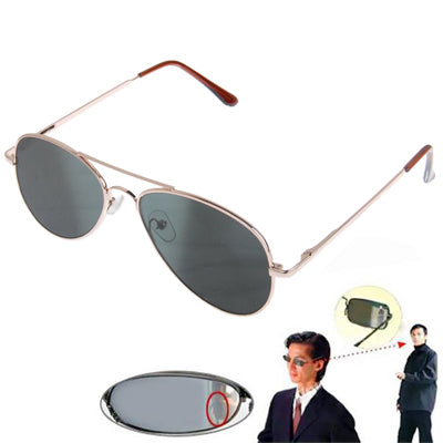 Anti-Track UV Protection Reflex Sunglasses Side Mirror with Protective Box