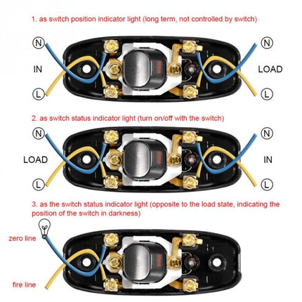 GW320 DIY Water Resistant In-Line On / Off Cord Switch, 2 Pcs in One Packaging, the Price is for 2 Pcs