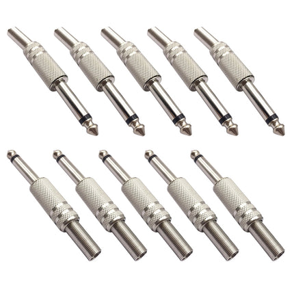 JL0056 6.36mm Audio Jack Connector (10 Pcs in One Package, the Price is for 10 Pcs), JL0056 6.36mm Audio